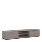 Match TV Unit 2 Drawers 2 Shelf In Truffle Oak