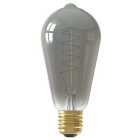 Calex Standard Titanium Filament Flex E27 4W Rustic Dimmable Light Bulb