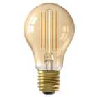 Calex Smart Gold Filament A60 E27 7W Dimmable Light Bulb