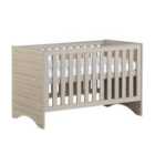 Babymore Veni Cot Bed Oak Effect