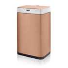 Tower 75L Rectangular Sensor Bin - Copper
