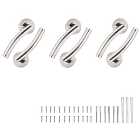 Sydney Round Rose Door Handle - 3 Pairs