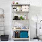 Neo 5 Tier Galvanised Large Steel Garage Shelving Racking Unit Storage Racks