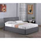 Fusion Fabric Storage King Size Bed Grey