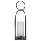 Edmonton Lantern Black 200x200x440Mm