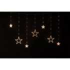 Robert Dyas Low Voltage Mixed Stars Curtain Lights