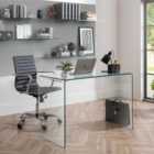 Set Of Amalfi Desk And Gio Black Office Chair
