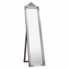 Crossland Grove Detling Wood Cheval Mirror Silver - 1790 X 455mm