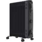 Mylek Oil Filled Heater Radiator 2.5kW - Tall Grey