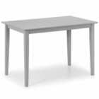 Julian Bowen Kobe Compact Rectangular Table - Torino Grey