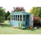 Shire 10 x 6ft Large Timber Pent Potting Shed with Opening Windows