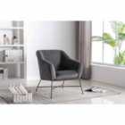 FURNITURE LINK Cleo Chair - Cinder