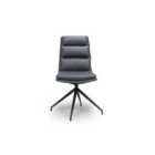 FURNITURE LINK Nobo Swivel Chair - Grey (sold In 2's)