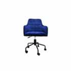 FURNITURE LINK Vienna Swivel Chair - Navy