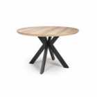 FURNITURE LINK Manhattan Round Table 1200mm - Oak