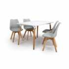 FURNITURE LINK Urban Rectangular Table 1200mm - White