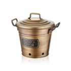 Rozi Potato And Onion Bin - Gold