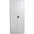 Solstice Cielo Cold Rolled Steel Lockable Filing Cupboard/Cabinet - Cream White