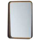 Crossland Grove Esher Bronze Two-tone Rectangle Wall Mirror - 415 X 95 X 620Mm