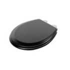 Croydex Lene Round Toilet Seat - Matt Black