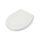 Croydex Corvo White Round Toilet Seat - White