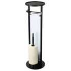 Croydex Multi-function Butler - Chrome Detail - Black