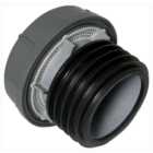 FloPlast Anthracite Grey Push-Fit Air Admittance Valve - 110mm