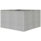 Outsunny 4 Pack Universal 3x4m Gazebo Replacement Sidewalls - Light Grey