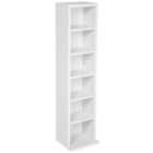 Tectake Cd Storage w/ 6 Shelves For 102 Cds - White