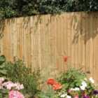Rowlinson Vertical Board Panel Pressure Treated Fence - 6x4
