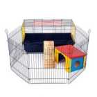 Little Friends Indoor Rabbit/Guinea Pig 80cm Cage with Run