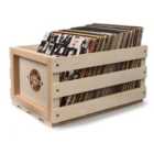 Crosley Rustic Wooden Lightweight Crate Record Holder