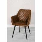 FURNITURE LINK Charlie Carver Luxe Dining Chairs - Antique (Set of 2)
