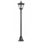 Outsunny Outdoor Solar Post Lamp - Black