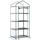 Outsunny 4 Tier Mini Portable Greenhouse 160H x 70L x 50Wcm