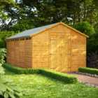 Power 20x10 Security Apex Double Door Shed