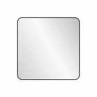 Nielsen Rienza Metal Square Wall Mirror Large, Black, 80cm