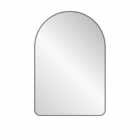 Nielsen Savio Arched Metal Wall Mirror, Black, 75 x 50cm