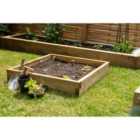 Forest Garden Caledonian Compact Raised Bed 90 x 90cm