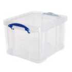 Really Useful 35L Plastic Storage Box - Clear