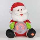 Christmas Santa With Musical Snow Ball