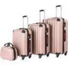 Tectake Suitcase Set 4-piece Pucci - Gold
