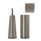 Brabantia Renew Toilet Accessory Set Of 3 - Platinum