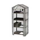 VegTrug Wooden Greenhouse Nursery & PE Cover - Grey Wash