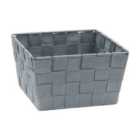 JVL Vichy Square Nylon Storage Basket