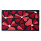 JVL 57x100cm Solemate Hand Carved Posy Door Mat