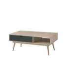 Alford Scandinavian Low Coffee Table - Sonoma Oak