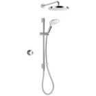 Mira Mode Dual Outlet Gravity Pumped Rear Fed Digital Mixer Shower - Chrome
