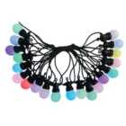 ENER-J 13 Meters RGB String Light Kit, 5V 5W (20 RGB Bulbs, IR Remote, UK Adapter)