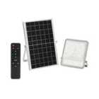 ENER-J 50W LED Floodlights with Solar Panels, 12W Solar Panel, 10AH Battery, 1100 lumens